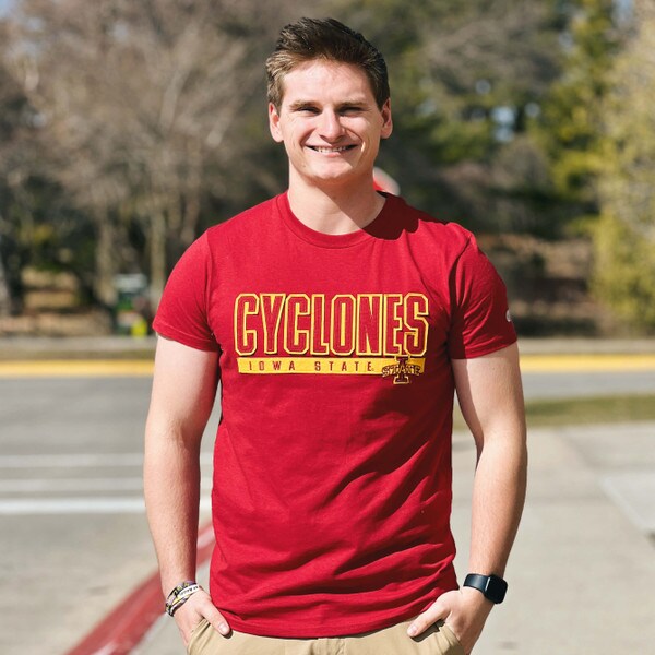 Champion® Cyclones I-State Cardinal T-Shirt